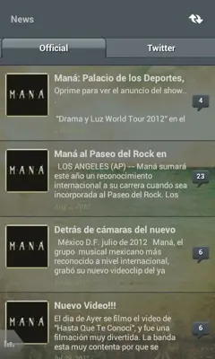 Maná android App screenshot 3